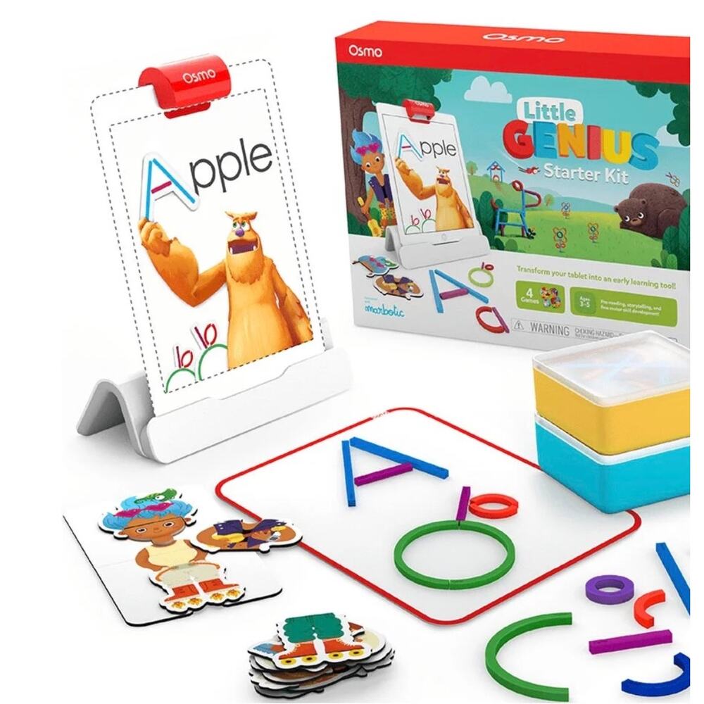 Osmo Little Genius Starter Kit for iPad Problem Solving & Creativity Ages‎ 3-5